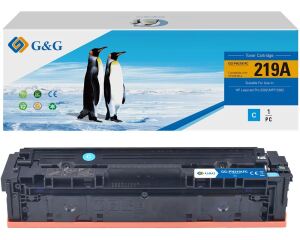 G&G Kompatibel mit HP 219A Toner W2191A (1.200 Seiten) cyan - Marke: