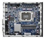Shuttle Slim PC DB860 , S1851, 2x HDMI, 1x DP, 1x USB-C (DP), 1x 2.5", 1x M.2, 2x LAN (Intel 1G + 2.5G), 2x COM, 24/7 Dauerbetrieb, inkl. VESA