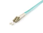 Equip FO Patchkabel, LC/LC 50/125 µm OM3, 25 m, Duplex, Multimode, Farbe: Aqua, LSZH