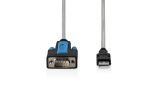 Digitus USB 2.0 auf RS232 Adapterkabel, 1,8 m, integrierter FTDI-Chipsatz