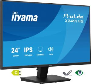 iiyama ProLite X2491HS-B1 Computerbildschirm 60,5 cm (23.8") 1920 x 1080 Pixel Full HD LCD Schwarz