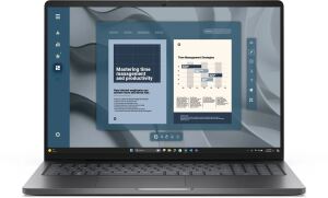 DELL Pro 16 PC16255 AMD Ryzen™ 5 220 Laptop 40,6 cm (16") Full HD+ 16 GB DDR5-SDRAM 512 GB SSD Wi-Fi 6E (802.11ax) Windows 11 Pro Schwarz Deutsch