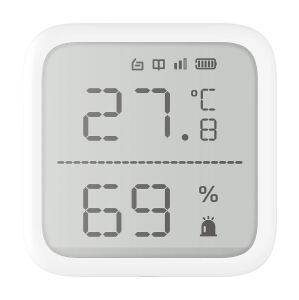 Hikvision Drahtloser Temperaturmelder   DS-PDTPH-E-WE