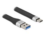 DELOCK USB 5 Gbps FPC Flachbandkabel USB-A zu USB-C 14cm