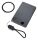 TROIKA POP50 5000 mAh Kabelloses Aufladen Grau, Schwarz