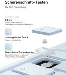 inateck Keyboard Hülle für iPad 10" QWERTZ blue