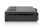 Icy Dock MB324SP-1B Speicherlaufwerksgehäuse HDD / SSD-Gehäuse Schwarz 2.5"