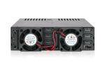 IcyDock 6x 2.5 SATA/SAS in 1x 5.25 bay mobile rack screwless