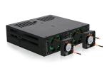 IcyDock 6x 2.5 SATA/SAS in 1x 5.25 bay mobile rack screwless