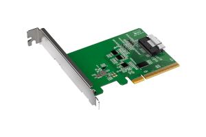 IcyDock slimSAS 8i to PCle 4.0 x8 PCle Adapter with Reciver