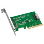 IcyDock MCIO Bi to PCle 5.0 xB Pcle Adapter with Redriver