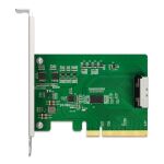 IcyDock MCIO Bi to PCle 5.0 xB Pcle Adapter with Redriver