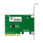 IcyDock MCIO Bi to PCle 5.0 xB Pcle Adapter with Redriver