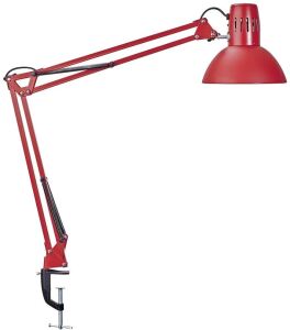 MAUL LED-Tischleuchte MAULstudy Klemme E27, rot
