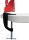 MAUL LED-Tischleuchte MAULstudy Klemme E27, rot