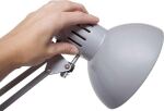 MAUL LED-Tischleuchte MAULstudy Klemme E27, silber