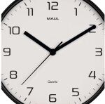 MAUL Wanduhr MAULdrip, 25 cm, Quarzuhr, ohne Batt.,schwarz