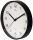 MAUL Wanduhr MAULdrip, 25 cm, Quarzuhr, ohne Batt.,schwarz