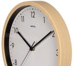 MAUL Wanduhr MAULgrain, 30 cm, Quarzuhr, ohne Batt., holz