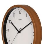 MAUL 9051476 Wand- /Tischuhr Quarzuhr Rund Weiß, Holz