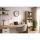 MAUL 9051476 Wand- /Tischuhr Quarzuhr Rund Weiß, Holz