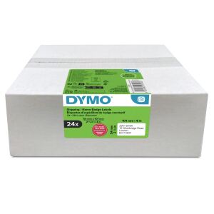 DYMO Original LabelWriter Versandetiketten/-Namensschilder (groß) | 54 mm x 101 mm | 24 Rollen mit je 220 leicht ablösbaren Etiketten (5.280 Etiketten) | für LabelWriter Etikettendrucker