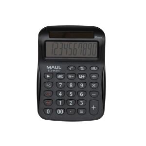 MAUL ECO MJ555 Taschenrechner Desktop Einfacher Taschenrechner Schwarz