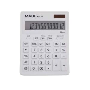 MAUL 7267002 Taschenrechner Desktop Einfacher Taschenrechner Weiß