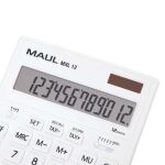 MAUL 7267002 Taschenrechner Desktop Einfacher Taschenrechner Weiß