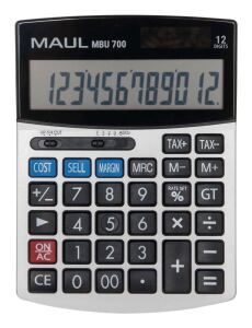 MAUL MBU 700 Taschenrechner Desktop Display-Rechner Schwarz
