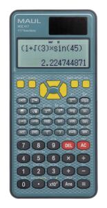 MAUL MSC 417 Taschenrechner Tasche Wissenschaftlicher Taschenrechner Schwarz, Blau