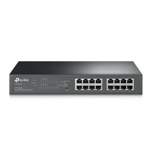 TP-Link TL-SG1016PE Netzwerk-Switch Managed L2 Gigabit Ethernet (10/100/1000) Power over Ethernet (PoE) Schwarz