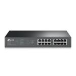 TP-Link TL-SG1016PE Netzwerk-Switch Managed L2 Gigabit Ethernet (10/100/1000) Power over Ethernet (PoE) Schwarz