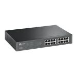 TP-Link TL-SG1016PE Netzwerk-Switch Managed L2 Gigabit Ethernet (10/100/1000) Power over Ethernet (PoE) Schwarz