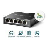 TP-Link TL-SG105E(UN) Netzwerk-Switch Managed L2 Gigabit Ethernet (10/100/1000) Schwarz