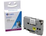 G&G 15546 Etiketten erstellendes Band Schwarz auf...