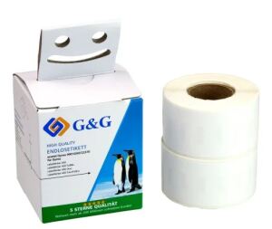 G&G 2x 130 Etiketten kompatibel mit Dymo 99010/ s0722370
