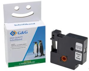 G&G Schriftband kompatibel mit Dymo D1/ S0720670/ 40910