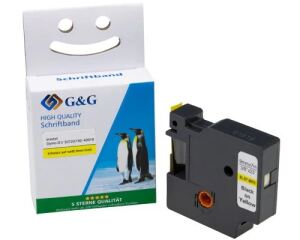 G&G Schriftband kompatibel mit Dymo D1/ S0720730/ 40918