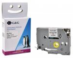 G&G 17083 Etiketten erstellendes Band Schwarz auf...
