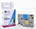 G&G 17086 Etiketten erstellendes Band Scwarz auf blau...