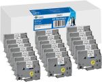 G&G 21568 Etiketten erstellendes Band Schwarz auf...