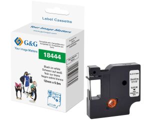 G&G Vinyl Schriftband kompatibel mit Dymo Rhino 18444