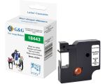 G&G 21706 Etiketten erstellendes Band Schwarz auf weiss