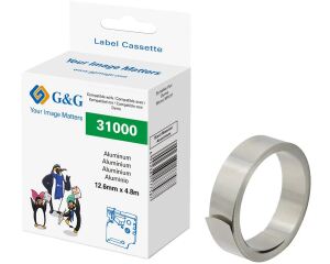 G&G Aluminium Prägeband kompatibel mit Dymo Rhino 31000