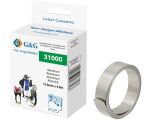 G&G Aluminium Prägeband kompatibel mit Dymo Rhino 31000