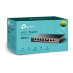 TP-Link TL-SG108S(UN) Netzwerk-Switch Unmanaged Gigabit Ethernet (10/100/1000) Desktop Schwarz