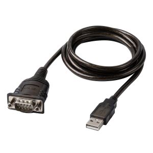 Lindy 43413 Serien-Kabel Grau 1,5 m USB Typ-A RS-232