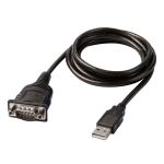 Lindy 43413 Serien-Kabel Grau 1,5 m USB Typ-A RS-232