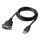Lindy 43413 Serien-Kabel Grau 1,5 m USB Typ-A RS-232